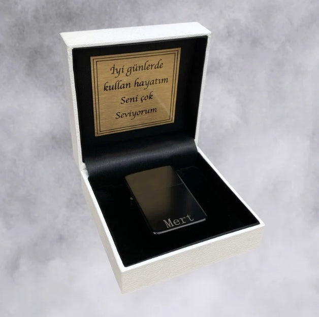 Kisiye Özel Cakmak Sözlü Kutu Beyaz