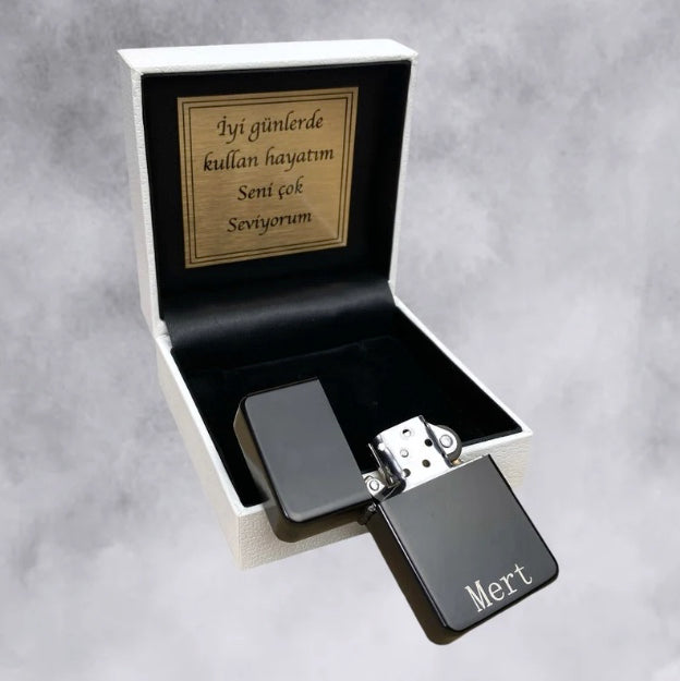 Kisiye Özel Cakmak Sözlü Kutu Beyaz