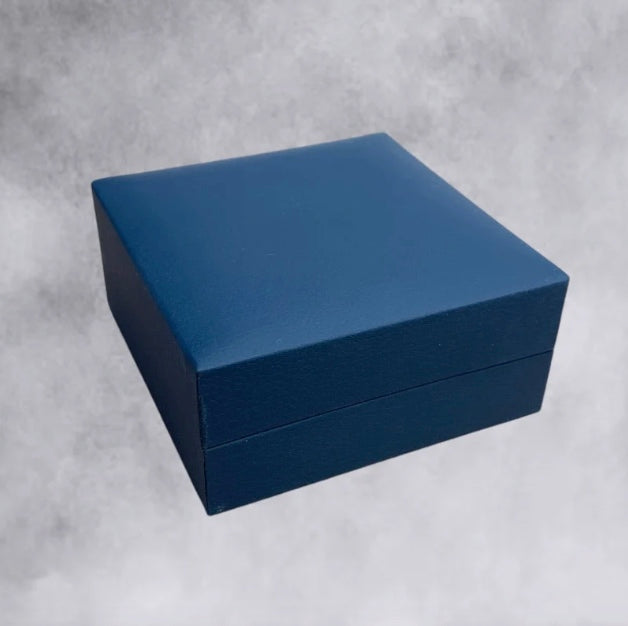 Kisiye Özel Cakmak Sözlü Kutu Mavi