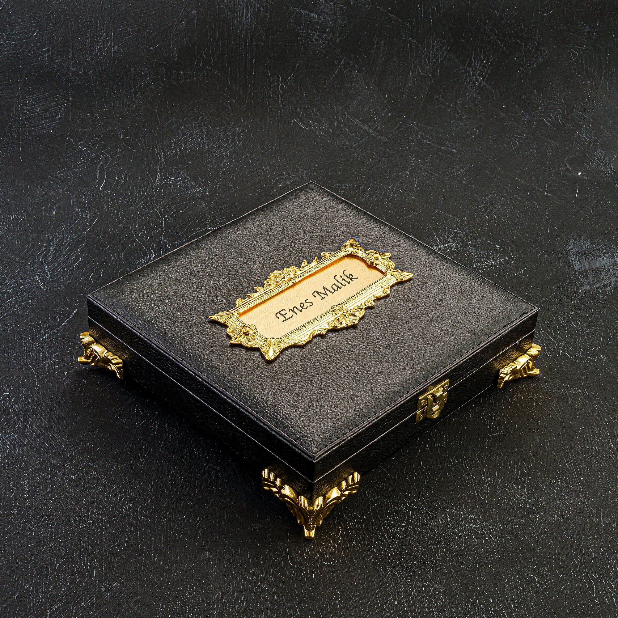 Tesbih Set Black / Creme MEKKE XXL Logo