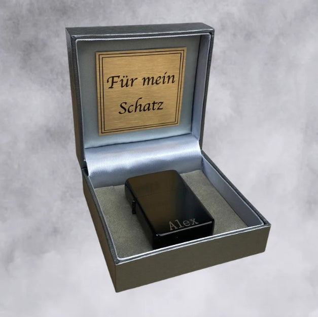 Kisiye Özel Cakmak Sözlü Kutu Gri