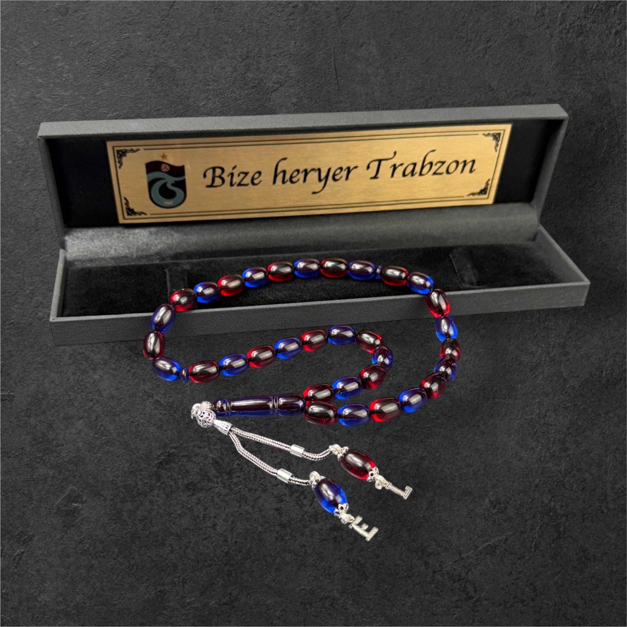TS SIKMA KEHRIBAR Tesbih 2 Buchstaben 925 Silber